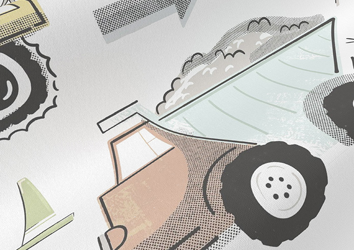 Tinker Town, Technicolour - Twist&Fit Roman Blind - Image 4